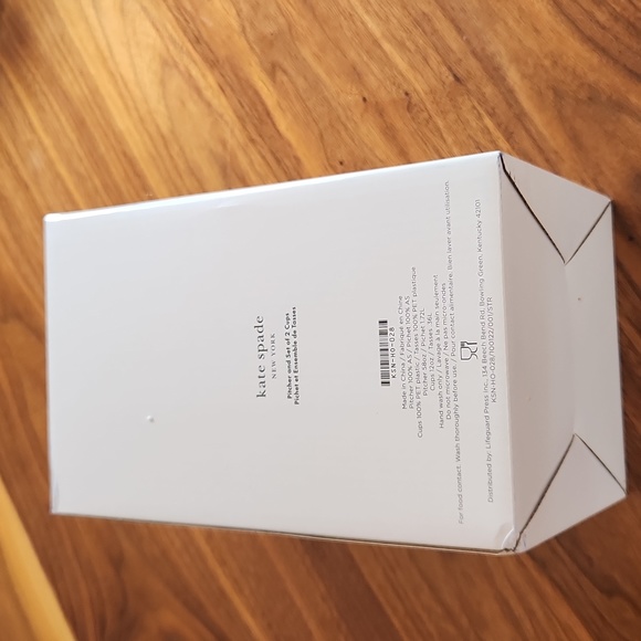 Kate Spade Pitcher set, NWT - Picture 2 of 2